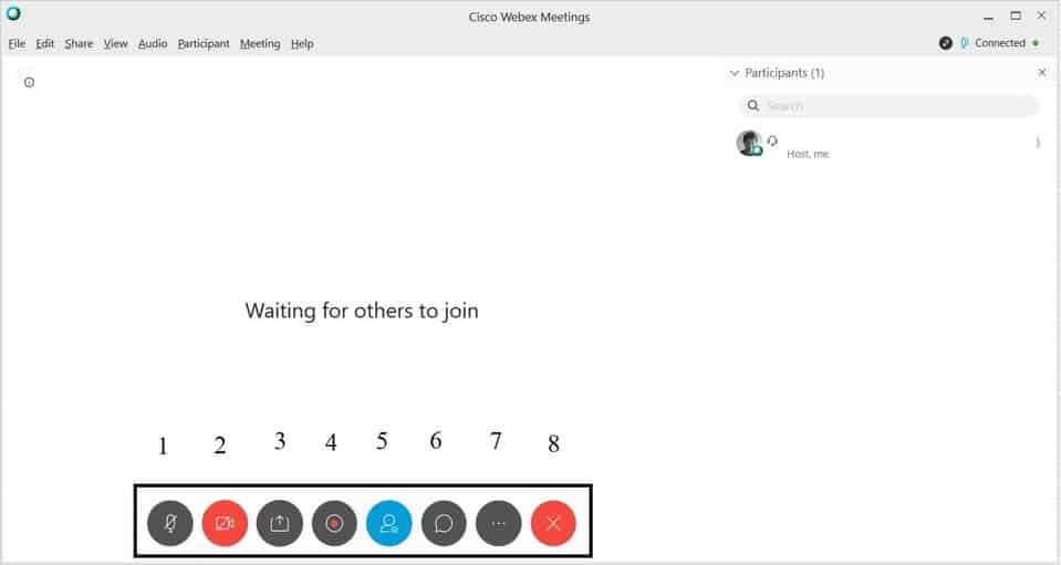 first impression on webex meetings