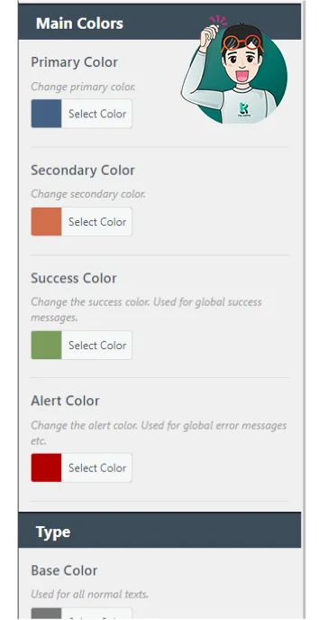 Main Colors