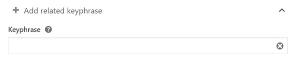 เพิ่มคำที่คล้ายคลึงกันใน Yoast