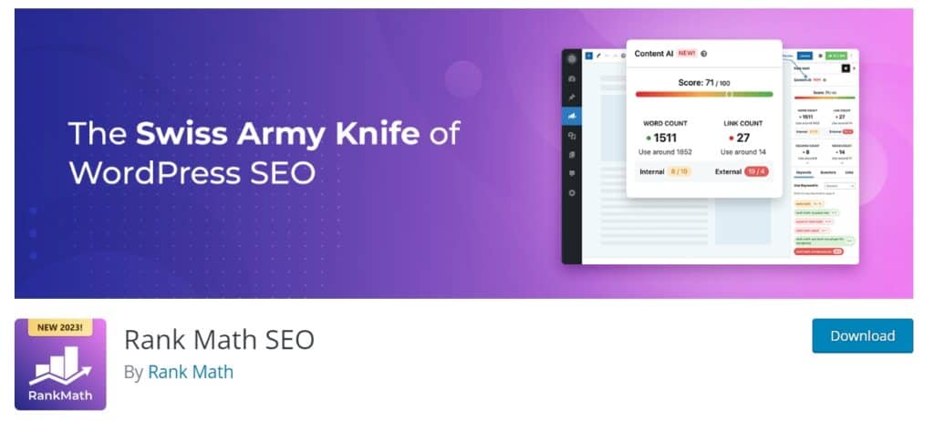 ปลั๊กอิน Rank Math SEO