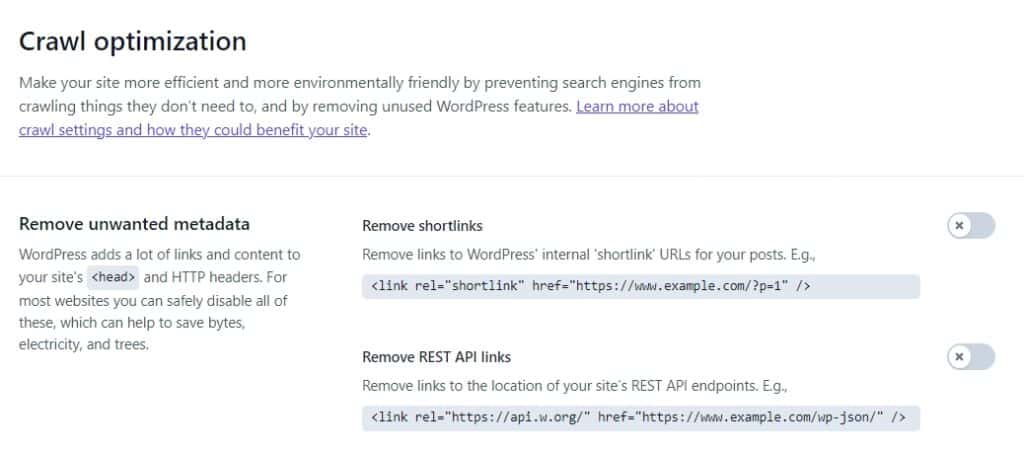 Crawl optimization with yoast