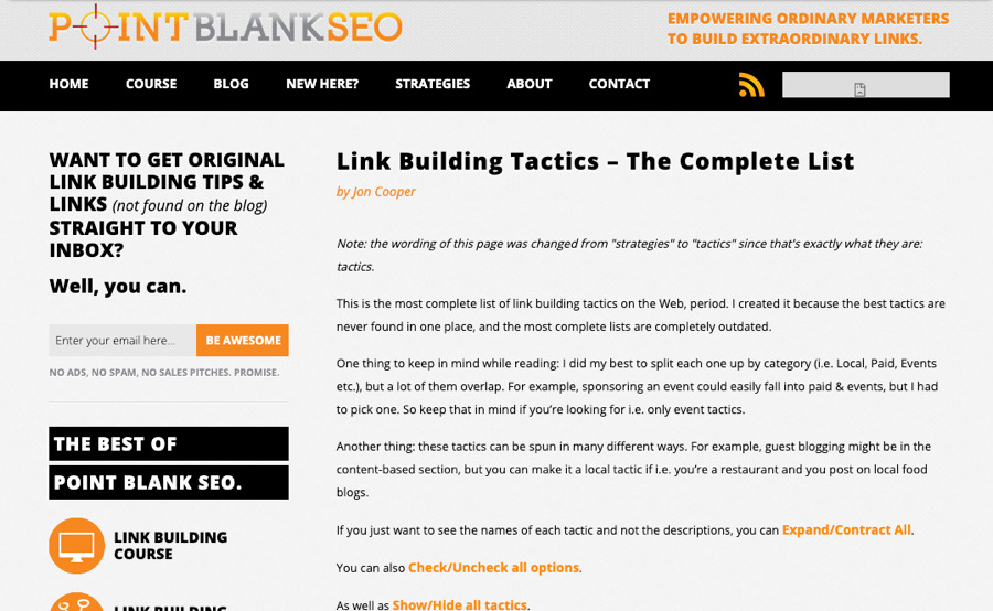PointBlank SEO Article