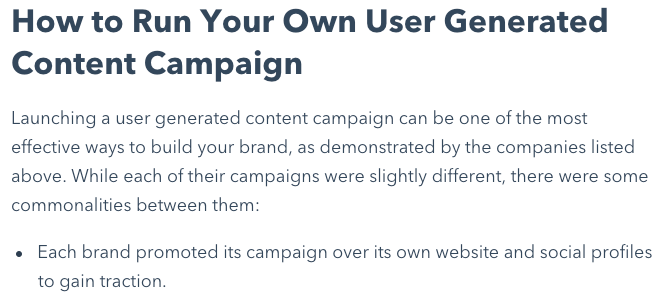 “How to Run Your Own User Generated Content Campaign”